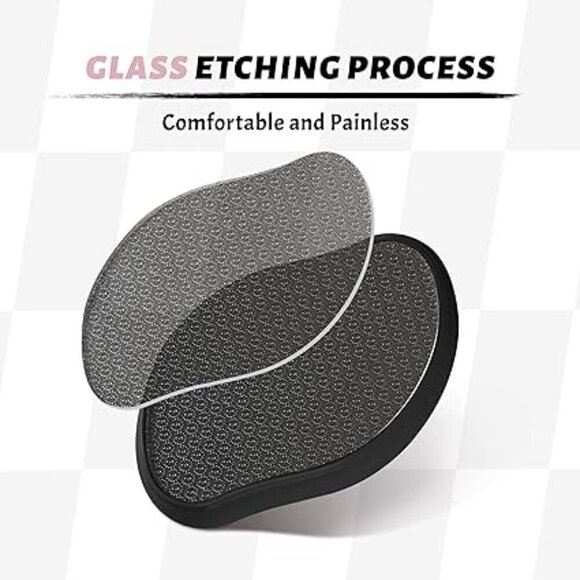 Glass Foot File Callus Remover for Feet - Foot Scrubber in Shower & Heel Scraper - Picture 2 of 2